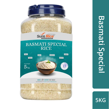 SureRice Premium Basmati Delight Rice: Exquisite Quality for Culinary Excellence 5 Kg